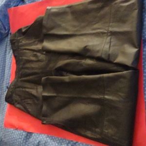 Vintage design assets size 10 high waisted leather pants